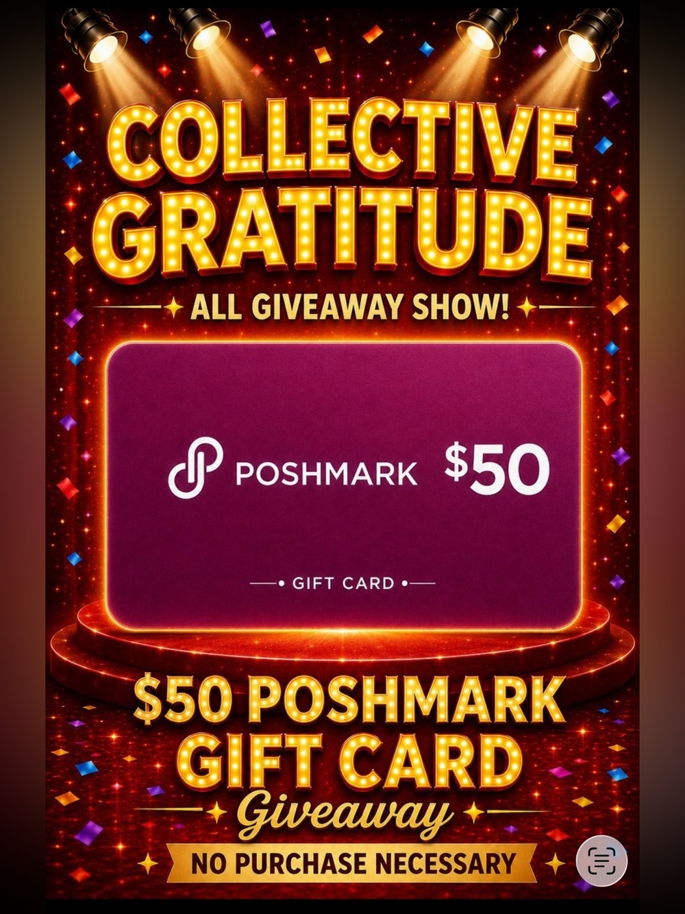 $50 Poshmark Gift card Giveaway